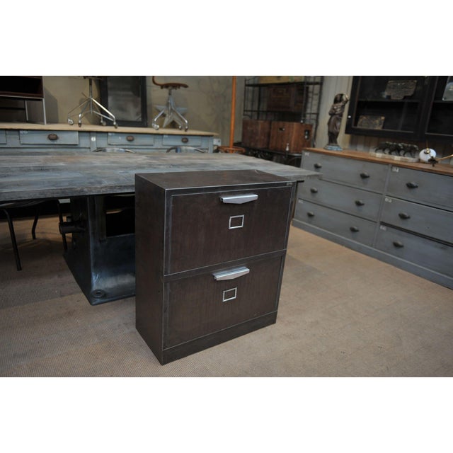 Industrial Base Unit with 2 Drawers, 1950s For Sale - Image 4 of 11