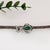 2ct Colombian Emerald Pendant w Natural Diamond Accents in Solid 14K White Gold For Sale - Image 4 of 4