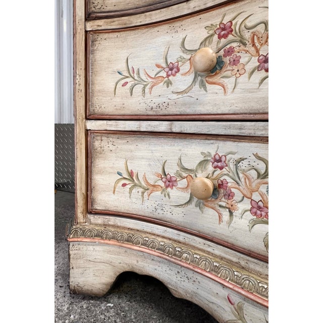 Drexel Heritage Venetian Style Four Drawer Commodes - Pair For Sale In New York - Image 6 of 12