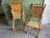 Set of Bamboo Rattan Folding Chairs, 1960s For Sale - Image 3 of 13