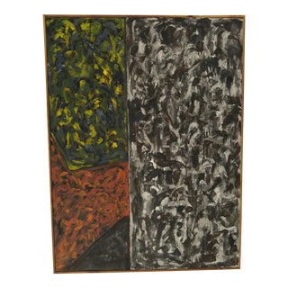 "Memories" Abstract Oil Painting on Canvas For Sale