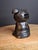 Black Rare Black Colorway Antique Hubley Cast Iron Fido Dog Still Bank 1904 Orig Paint For Sale - Image 8 of 18