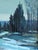 Mid-Century Modern 'Twilight Path' Vintage Swedish Expressive Landscape Oil Painting, Framed For Sale - Image 12 of 15