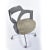 Metal 1970s Chromcraft Style Space Age Acrylic Armchair With Rolling Footstool For Sale - Image 7 of 12