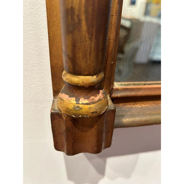 Federal Giltwood Mirror With Reverse-Painted Tablet, Washington Motif For Sale In Houston - Image 6 of 9