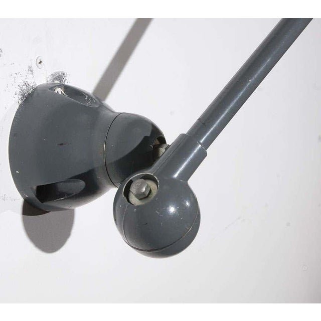 Vintage French Industrial Metal Lamp by Jean-Louis Domecq for Jielde Factory For Sale - Image 12 of 12