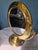 Hollywood Regency Vintage Brass Tabletop Vanity Adjustable Mirror For Sale - Image 3 of 11