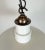 Metal Industrial White Enamel Factory Pendant Lamp from Quadrangle Mfg. Co., 1960s For Sale - Image 7 of 18
