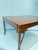 Vintage Maitland-Smith Style Coffee Table With Leather-Wrapped Legs and Brass Accents For Sale - Image 4 of 15