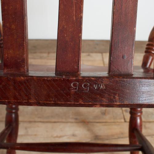 Antique Victorian Kitchen Chair For Sale - Image 6 of 12