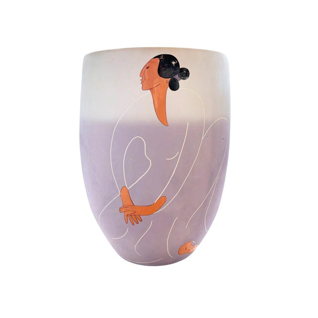 Rudolph Carl Gorman "Noon" Limited Edition Vase Signed R C Gorman, 1987 For Sale In Tampa - Image 6 of 9