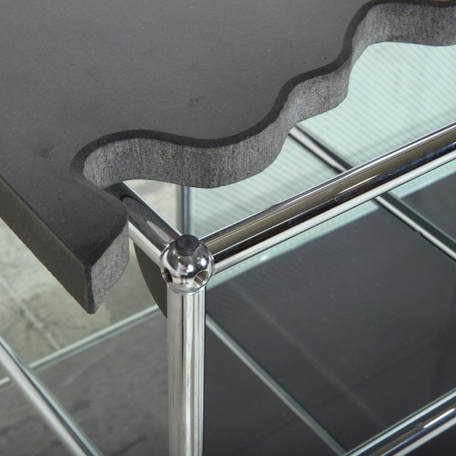 Sideboard in Black with Granite Top from USM Haller For Sale - Image 6 of 13