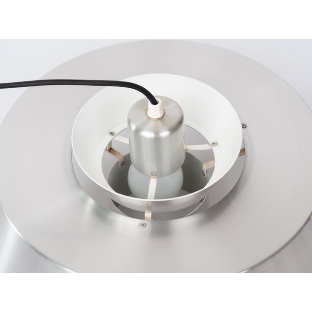 Metal Vintage Nova Pendant Lamp in Aluminum by Jo Hammerborg for Fog and Mørup, 1963 For Sale - Image 7 of 11