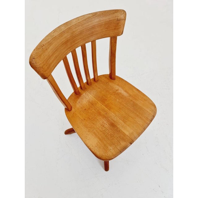 Bauhaus Swivel Office Chair in Wood by Sedus, 1930s For Sale - Image 11 of 18
