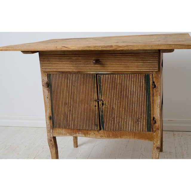 Antique Swedish Sideboard in Pine, 1820 For Sale - Image 10 of 11