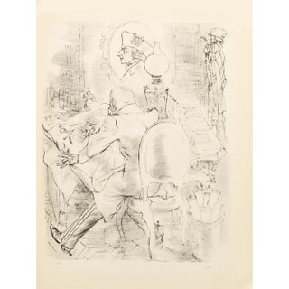 1939 After George Grosz "The General", First Edition Period Offset Lithograph For Sale