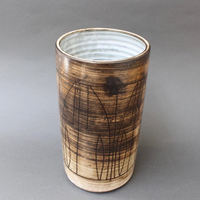 Ceramic Mid-Century Ceramic Vase by Jacques Pouchain for Atelier Dieulefit, 1960s For Sale - Image 7 of 14