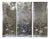 26" X 68" /Panel, Handpainted Chinoiserie on Champagne Metallic Leaf ( No Frame) For Sale