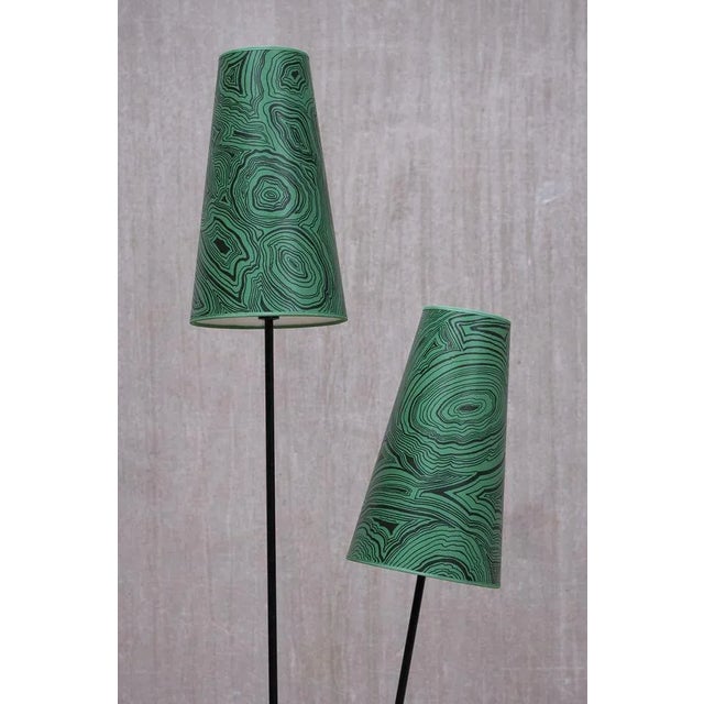 Metal Swedish Modern Floor Lamp, 1950s For Sale - Image 7 of 13