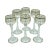 Antique Crystal Glasses with 24k Gold, France, 1890s, Set of 6 For Sale