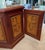 Chinese Carved Hexagonal End Table Cabinet With Glass Top For Sale In Austin - Image 6 of 9