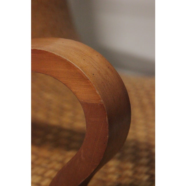 1970s Woven Leather Armchair by Antonio Citterio for B&B Italia, Italy, 1970s For Sale - Image 5 of 11