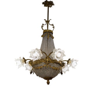Antique Belle Époque Hot Air Balloon Chandelier, 1890s For Sale