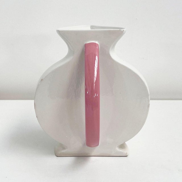 Ceramic Pink Hollywood Series Water Jug by Marco Zanini for Bitossi, 1980s For Sale - Image 7 of 11