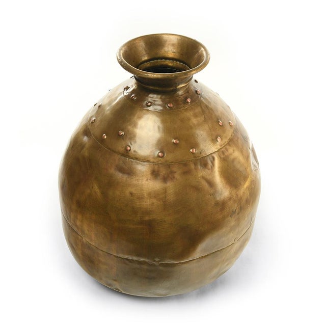 Brass Vase, 1870s, in Very Good conditions. This piece is designed in the style of the selected designer and/or manufacturer