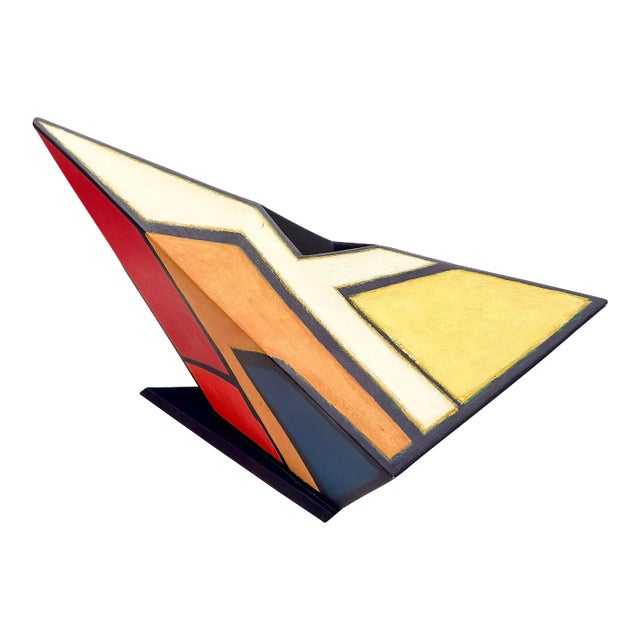 Postmodern Mondrian Inspired Sculpture For Sale