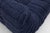Togo Three-Seater Sofa in Dark Blue Boucle by Michel Ducaroy for Ligne Roset For Sale - Image 6 of 18