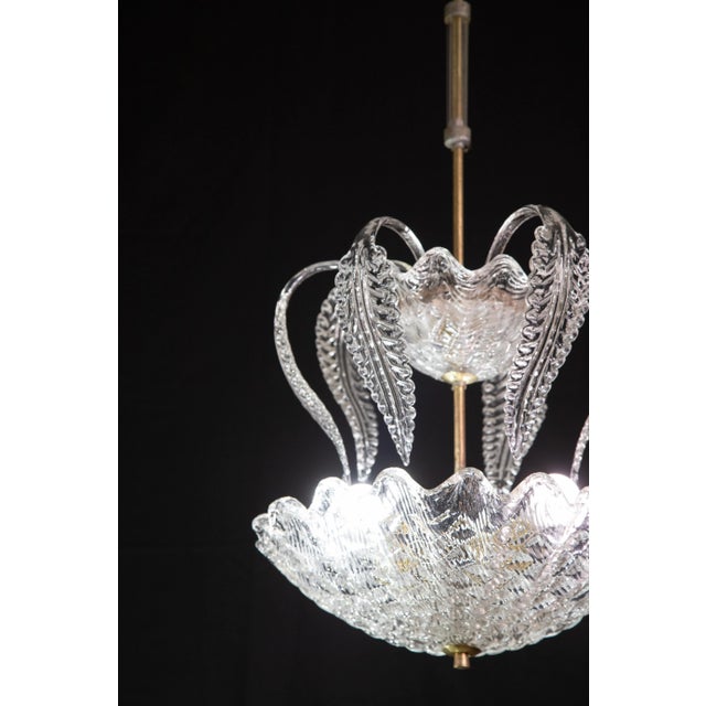 Barovier & Toso "Fountain" Chandelier, Murano Glass, 1940 For Sale - Image 4 of 12