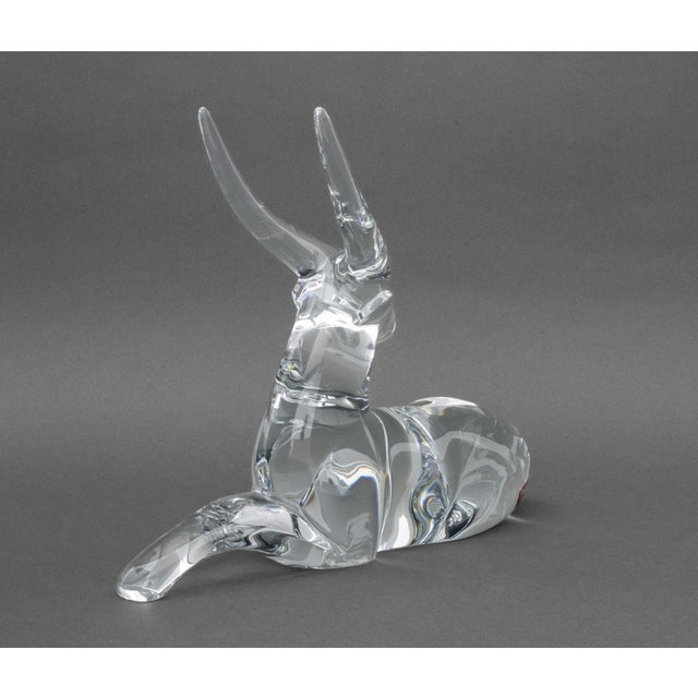 Loet Vanderveen for Baccarat Crystal Antelope For Sale In New York - Image 6 of 13