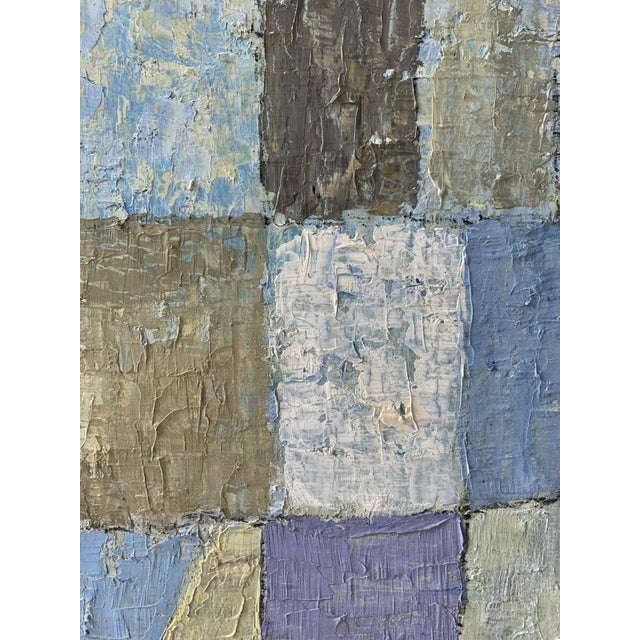 Ellis Ostrowska, Abstraction in Blue, 2005 For Sale - Image 4 of 9