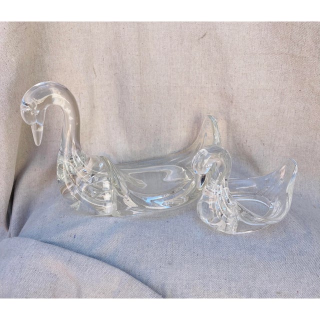 Vintage Mid-Century Modern Lucite Swan Towel Holder & Soap Dish a set of 2. Super cute for a girls bathroom or even a...