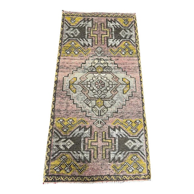 Turkish Yastik Rug 1'8" x 3'3" For Sale