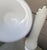 1990s Vintage MCM Fenton Milk Glass White Swung Stretch Vase -Set of 2 For Sale - Image 5 of 7