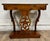 Vintage Carved Mahogany Serpentine Console Table Hall Table Entryway Table For Sale - Image 10 of 10