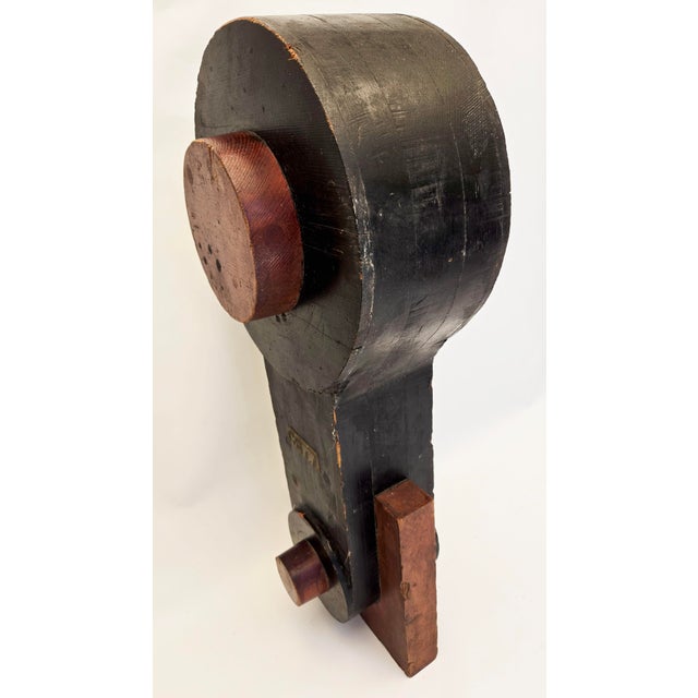 Set of 4 Wood Industrial Foundry Molds For Sale - Image 4 of 15