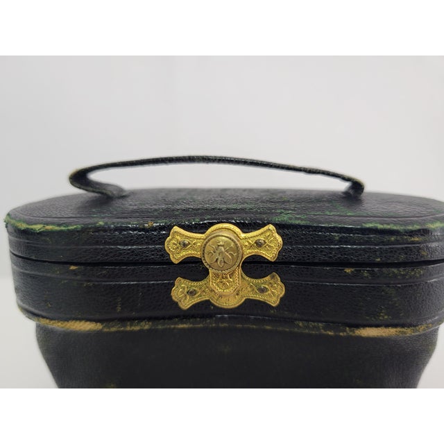 Antique Lemaire Fi Paris Mother of Pearl Inlay Opera Glasses Binoculars & Case For Sale - Image 11 of 13