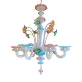 Murano Glass Chandelier, 1950s For Sale