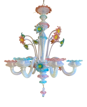 Murano Glass Chandelier, 1950s