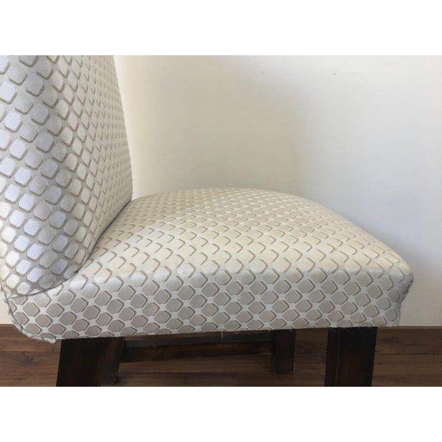 Set of Six Art Deco Dining Chairs With New Upholstery by Lizzo, Italy For Sale - Image 9 of 11