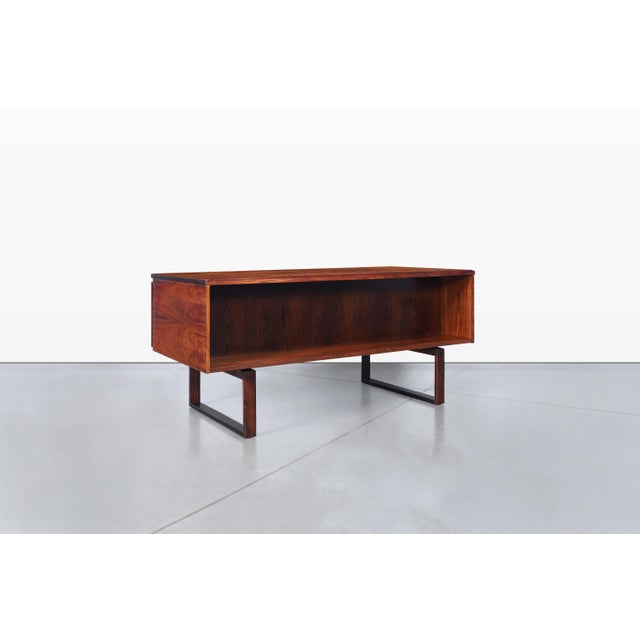 Danish Modern Rosewood Desk by Henning Jensen and Torbin Valeur For Sale - Image 9 of 15