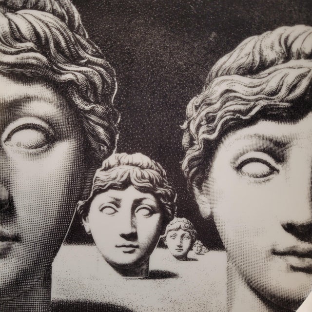 20th Century Porcelain Tema e Variazioni 223 and 205 Plates from Piero Fornasetti, Italy, 1950s, Set of 2 For Sale - Image 12 of 18