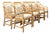 Vintage McGuire Target Back Dining Chairs - Set of 8 For Sale