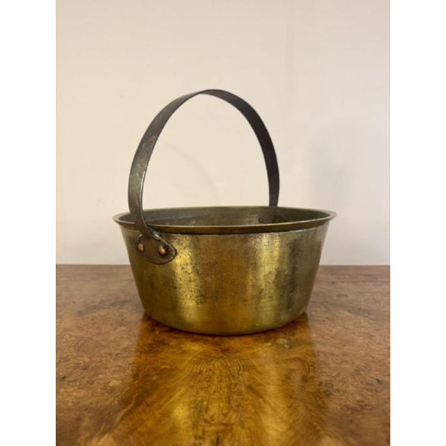 Antique Victorian Brass Jam Pale, 1860 For Sale - Image 4 of 5