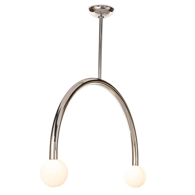 The Happy Pendant is a unique mix of modern and playful. Happy's simple, symmetrical charm creates uplifting illumination...
