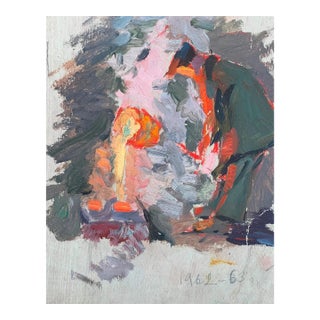 Vintage Ukrainian Male Portrait Oil Painting, Sokolovsky, 1962-63 25-20 For Sale