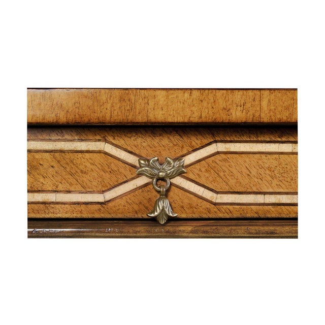 Brown English Pedestal Center Table For Sale - Image 8 of 8